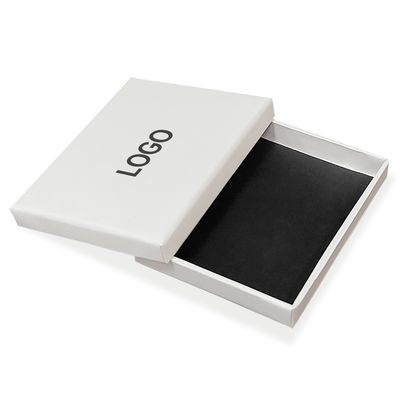 Caja de regalo de tapa y fondo impresa a medida para envases de joyas de anillos de collar