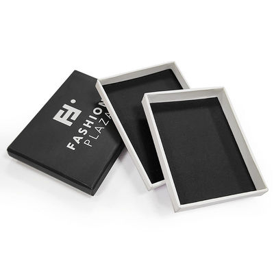 Caja de regalo de tapa y fondo impresa a medida para envases de joyas de anillos de collar