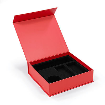 Embalaje de regalo de lujo personalizado Caja de papel rígida magnética personalizada con colgajo magnético
