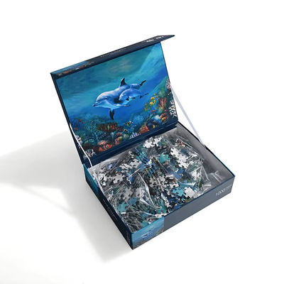 Caja de regalo plegable de lujo con tapa magnética para ropa de perfumes cartera