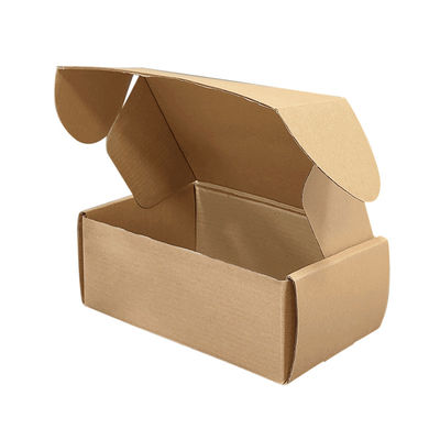 Logotipo personalizado Impreso Eco Amigable Entrega Papel Kraft Marrón Cartón Mailer Envío Caja de correo