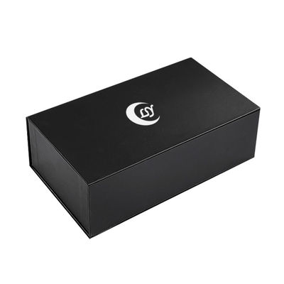 Caja de forma de libro magnético personalizado Botella de perfume Embalaje de papel Caja de regalo para venta al por mayor con ventana de PVC