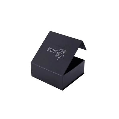 Caja de joyas de alta gama Logotipo personalizado regalo collar de anillo Cajas de pendientes Embalaje Libro estilo de lujo Flip Cover Caja magnética