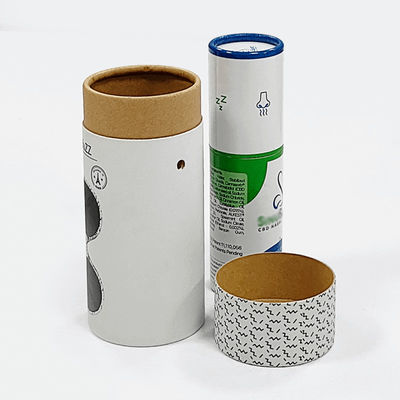 Cajas de papel de tubos de envío personalizados Embalaje para velas