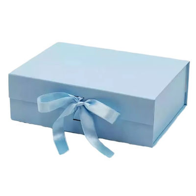 Logotipo personalizado caja de papel plegable reciclable caja magnética para joyería envasado cosmético regalo