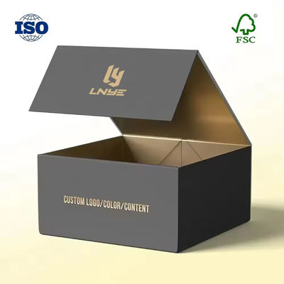 Caja de embalaje de papel rígido de lujo de cartón Caja de regalo de cartón Caja especial de papel plegable caja plegable magnética