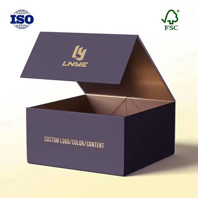 Caja de embalaje de papel rígido de lujo de cartón Caja de regalo de cartón Caja especial de papel plegable caja plegable magnética