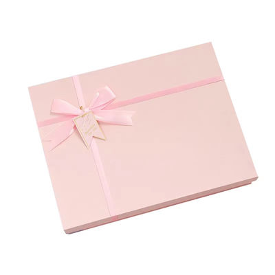 Caja de regalo de Navidad personalizada Gran tapa Caja de fondo Embalaje Arco cinta de fiesta de lujo única fiesta de Navidad caja de regalo