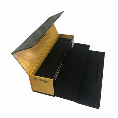 Cajas de cierre magnético personalizado de primera calidad con colgajo magnético para envases de regalos