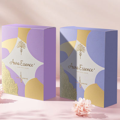 Custom Luxury cuadrado vacío caja de papel plegable botes de velas con tapa y caja de embalaje caja de hebilla automática de fondo