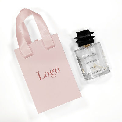 Logotipo personalizado cajón de cartón deslizante de lujo de alta gama caja de papel regalo collar brazalete joyería perfumería caja de embalaje con mango
