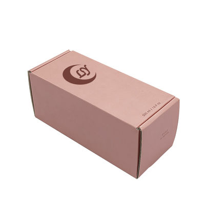 Cajas de correo personalizadas Impresas de color rosa Cosméticos personalizados Cajas de envío de embalaje de regalo cartón de envoltura