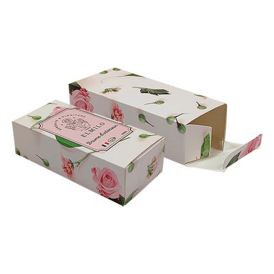 Impresión personalizada Biodegradable Perfumes de belleza Cuidado de la piel Cosméticos Caja de embalaje Estampado en caliente Caja de papel en relieve