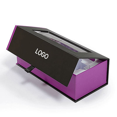 Logotipo personalizado caja de embalaje de auriculares inalámbricos de cartón magnético de lujo con caja colgante de embalaje de forro EVA
