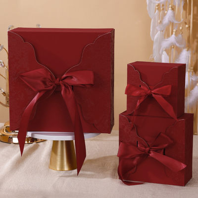 Caja de regalo magnética reciclable personalizada embalaje caja de papel rígida plegable de lujo para envasar regalos