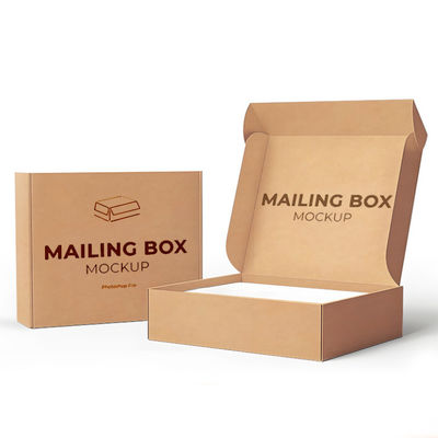 Diseño de logotipo personalizado CMYK / PANTONE Impresión Papel corrugado reciclable Cuidado de la piel de lujo Cosméticos Embalaje Cajas de correo