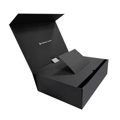 Impresión de logotipo personalizado de ODM Blanco corrugado cortado a presión de papel Kraft plegable Caja de correo para embalaje de velas