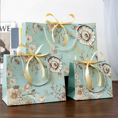 Bolsa de papel personalizada al por mayor, ecológica, para compras, embalaje, bolsa de regalo, bolsa de papel impresa con su propio logotipo
