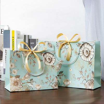 Bolsa de papel personalizada al por mayor, ecológica, para compras, embalaje, bolsa de regalo, bolsa de papel impresa con su propio logotipo