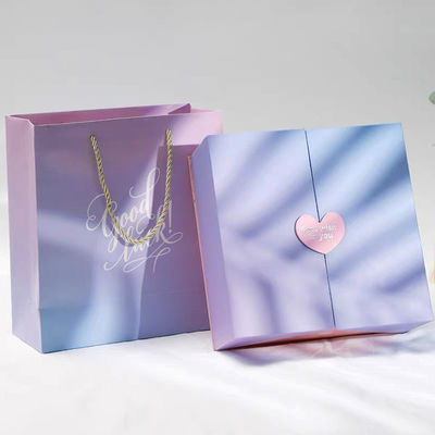 Caja abierta de doble puerta personalizada anillo de perfume reloj embalaje caja de regalo con su propio logotipo
