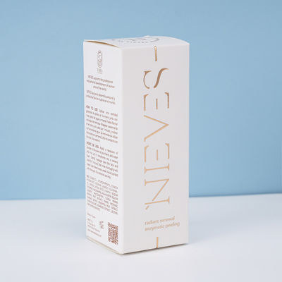 Cajas de papel PET Kraft plegables con diseño en relieve ciego para cosméticos, perfumes, envíos y regalos, incluyendo lámina