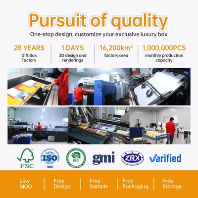 Caja de regalo de joyas de boda de lujo con logotipo personalizado Impreso en cajón Almacenamiento para anillos de novia, pendientes, collares