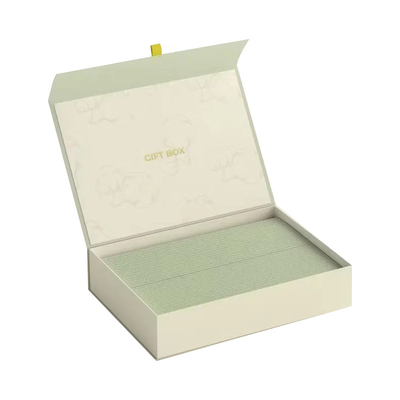 Reciclables de lujo rígido regalo magnético de tapa superior Caja hecha a mano Perfumería Joyería Cosméticos Embalaje Almacenamiento Caja de papel plegable