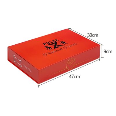 Cajas magnéticas grandes personalizadas al por mayor con impresión para embalaje de raquetas de bádminton y pádel, cajas de regalo grandes con impresión de logotipo