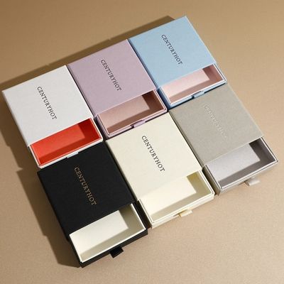 Cajas de joyería de lujo embalaje Logotipo personalizado Cajas de regalo de joyas personalizadas Cajas de embalaje de joyas elegantes y de alta gama para mujeres