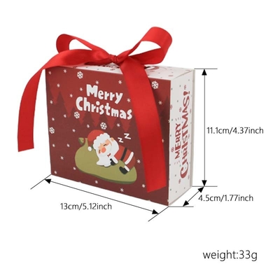 Bota de regalo de Navidad Feliz de 2025 personalizada Embalaje de Navidad para regalos corporativos Decoraciones festivas