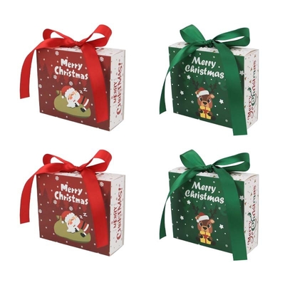 Bota de regalo de Navidad Feliz de 2025 personalizada Embalaje de Navidad para regalos corporativos Decoraciones festivas