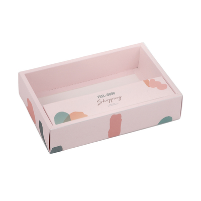 Caja de regalo personalizada de ropa personalizada de alta calidad para calcetines, ropa interior, accesorios, embalaje, diseño de manga con ventana