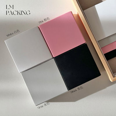 Caja de regalo de joyas de boda de lujo con logotipo personalizado Impreso en cajón Almacenamiento para anillos de novia, pendientes, collares