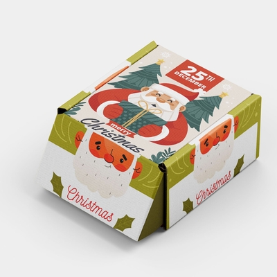 Cajas de envío personalizadas de lujo personalizadas, juego de cajas de regalo de Navidad para el cuidado de la piel para regalos navideños