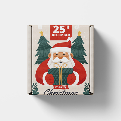 Cajas de envío personalizadas de lujo personalizadas, juego de cajas de regalo de Navidad para el cuidado de la piel para regalos navideños