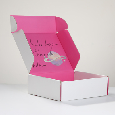 Fabricación de cajas de correo personalizadas Cajas de correo de colores con logotipo personalizado impreso, cajas de embalaje de ropa duradera para sombreros