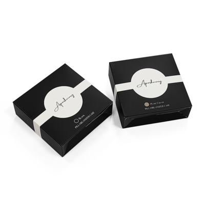 Logotipo ecológico personalizado Embalaje de caja reciclable para maquillaje, brillo labial y aceite de esmalte de uñas