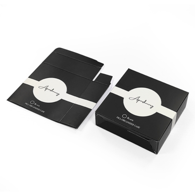 Logotipo ecológico personalizado Embalaje de caja reciclable para maquillaje, brillo labial y aceite de esmalte de uñas