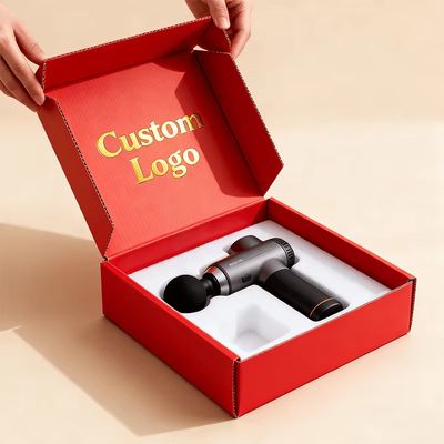 Caja de envío para embalaje de equipos deportivos de lujo reciclados con impresión a todo color y logotipo personalizado al por mayor