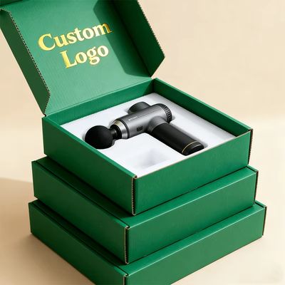 Caja de envío para embalaje de equipos deportivos de lujo reciclados con impresión a todo color y logotipo personalizado al por mayor