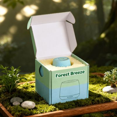 Personalizado personalizado de lujo colorido pequeña caja de correo corrugado con logotipo para cosméticos