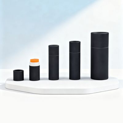 Tubo de papel cilíndrico personalizado para cepillo de dientes, aceite esencial, vela, café, té, embalaje, materiales de papel artesanal y cartón