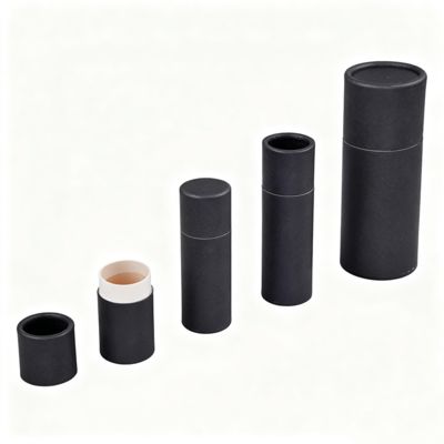 Tubo de papel cilíndrico personalizado para cepillo de dientes, aceite esencial, vela, café, té, embalaje, materiales de papel artesanal y cartón