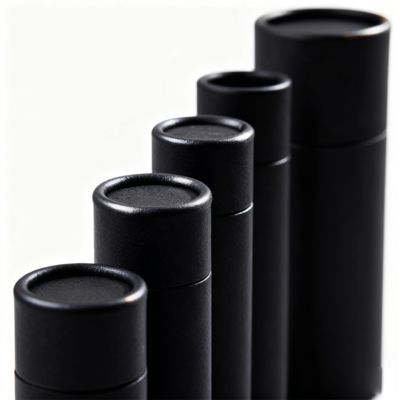 Tubo de papel cilíndrico personalizado para cepillo de dientes, aceite esencial, vela, café, té, embalaje, materiales de papel artesanal y cartón