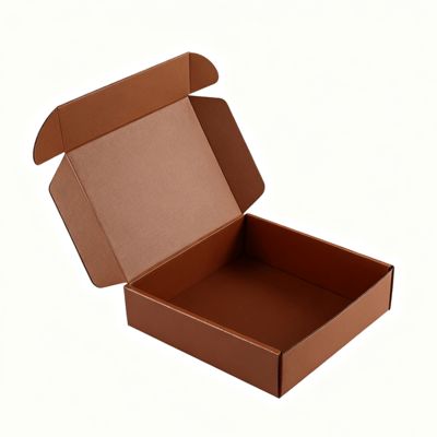 Caja de cartón corrugado personalizada de 13*13*3 cm, pequeña, colorida, para envío de ropa, laminación brillante, materiales reciclados para envío de velas
