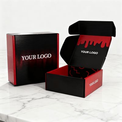Cajas de zapatos de lujo personalizadas para mujer con logotipo, embalaje postal ecológico de cartón corrugado para zapatos o ropa