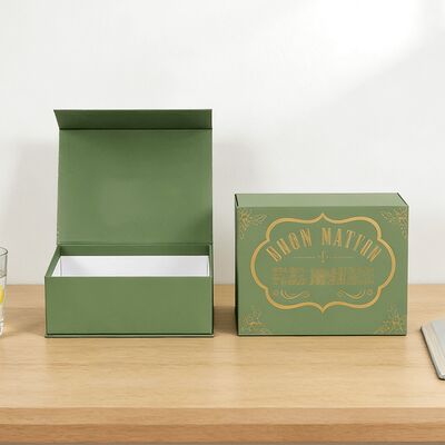 Custom Luxury Rigid Packaging Magnetic Gift Box With Foam Insert for Pen Crystal Gemstone