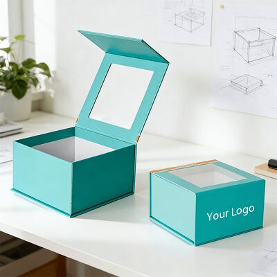 Cajas de regalo de cierre magnético hechas a mano con caja de papel para sombreros y ropa