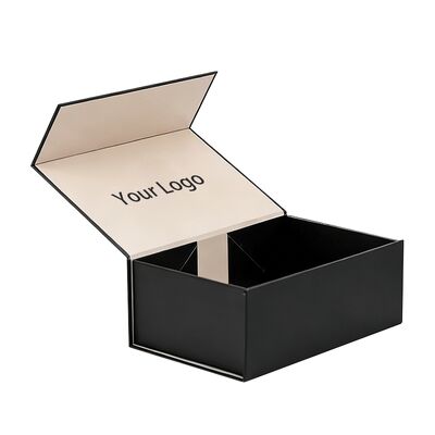 Cajas rígidas de embalaje de cartón corrugado reciclable de tamaño personalizado, caja de regalo magnética plegable de lujo