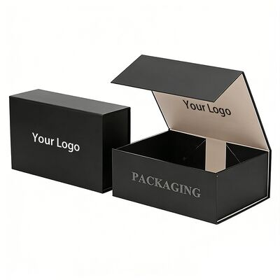 Cajas rígidas de embalaje de cartón corrugado reciclable de tamaño personalizado, caja de regalo magnética plegable de lujo